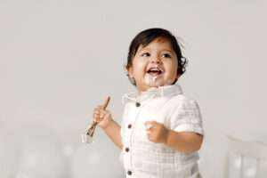 Bentonville cake smash photographer, NWA cake smash photography, baby birthday photoshoot near me