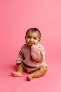 children's photographer, baby photographer Pea Ridge AR, milestone session, NWA baby portrait studio