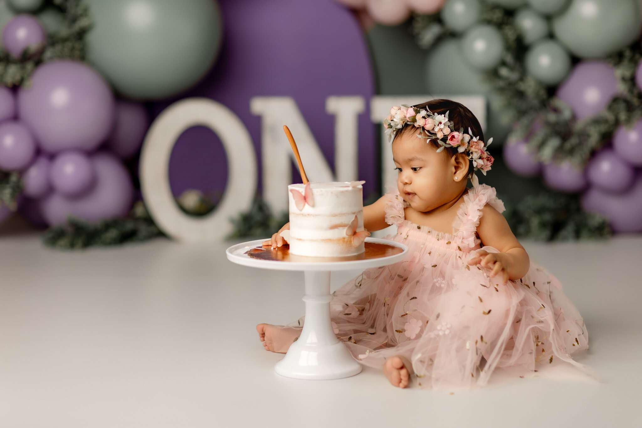 first birthday photographer Pea Ridge baby photography, NWA cake smash photographer